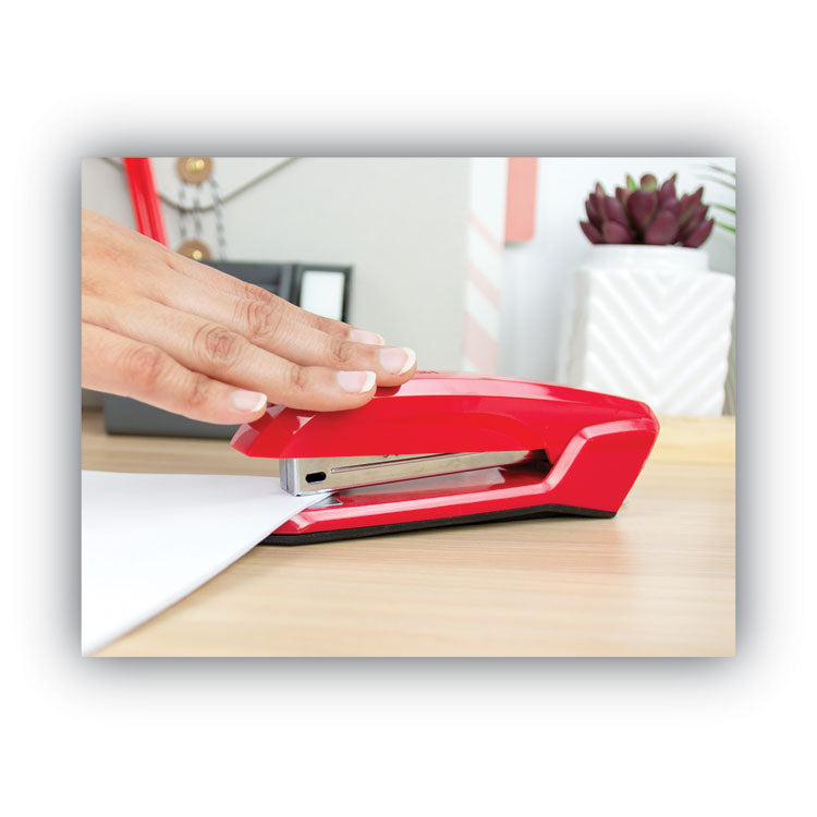 Ascend Stapler, 20-Sheet Capacity, Red