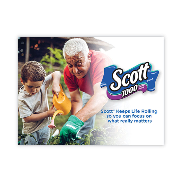 Toilet Paper, Septic Safe, 1-Ply, White, 1,000 Sheets/Roll, 12 Rolls/Pack, 4 Pack/Carton
