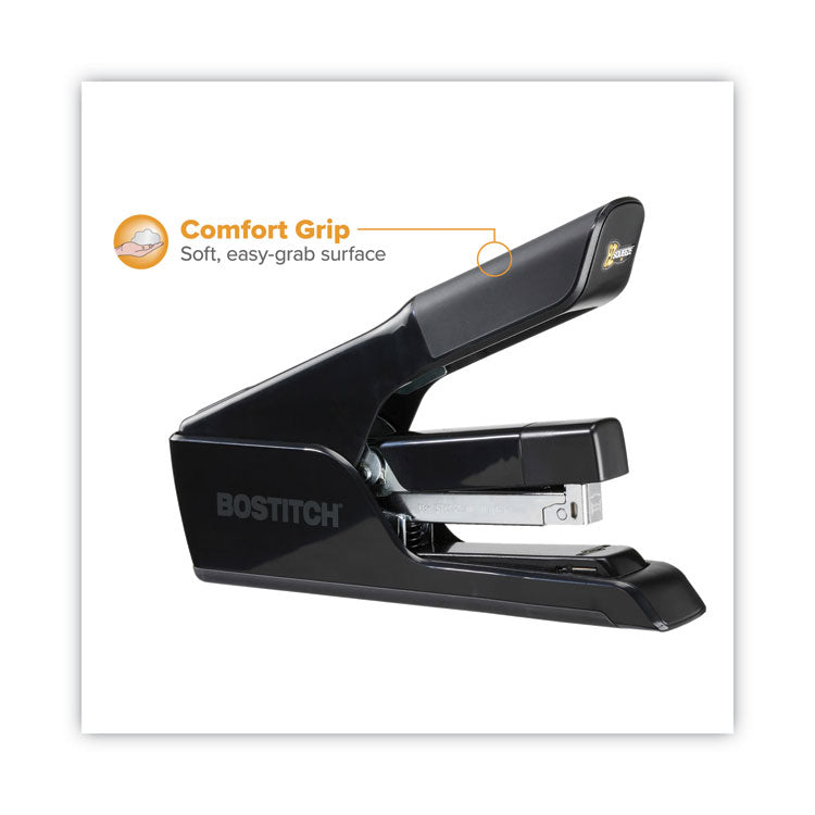 Ez Squeeze 75 Stapler, 75-Sheet Capacity, Black