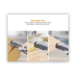 Standard Plier Stapler, 20-Sheet Capacity, 0.25" Staples, 2.5" Throat, Black/gray