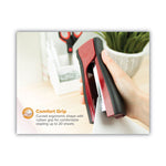 Dynamo Stapler, 20-Sheet Capacity, Red