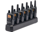 Midland BizTalk Two-Way Business Radio Six-Slotted Desktop Charger, Black (BGC600)