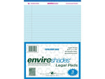 Roaring Spring Paper Products 8.5" x 11.75" Legal Pads, Recycled Blue Paper, 50 Sheets/Pad, 3 Pads/Pack (74123)
