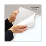 Wallmates Self-Adhesive Dry Erase Weekly Planning Surfaces, 18 X 24, White/gray/orange Sheets, Undated
