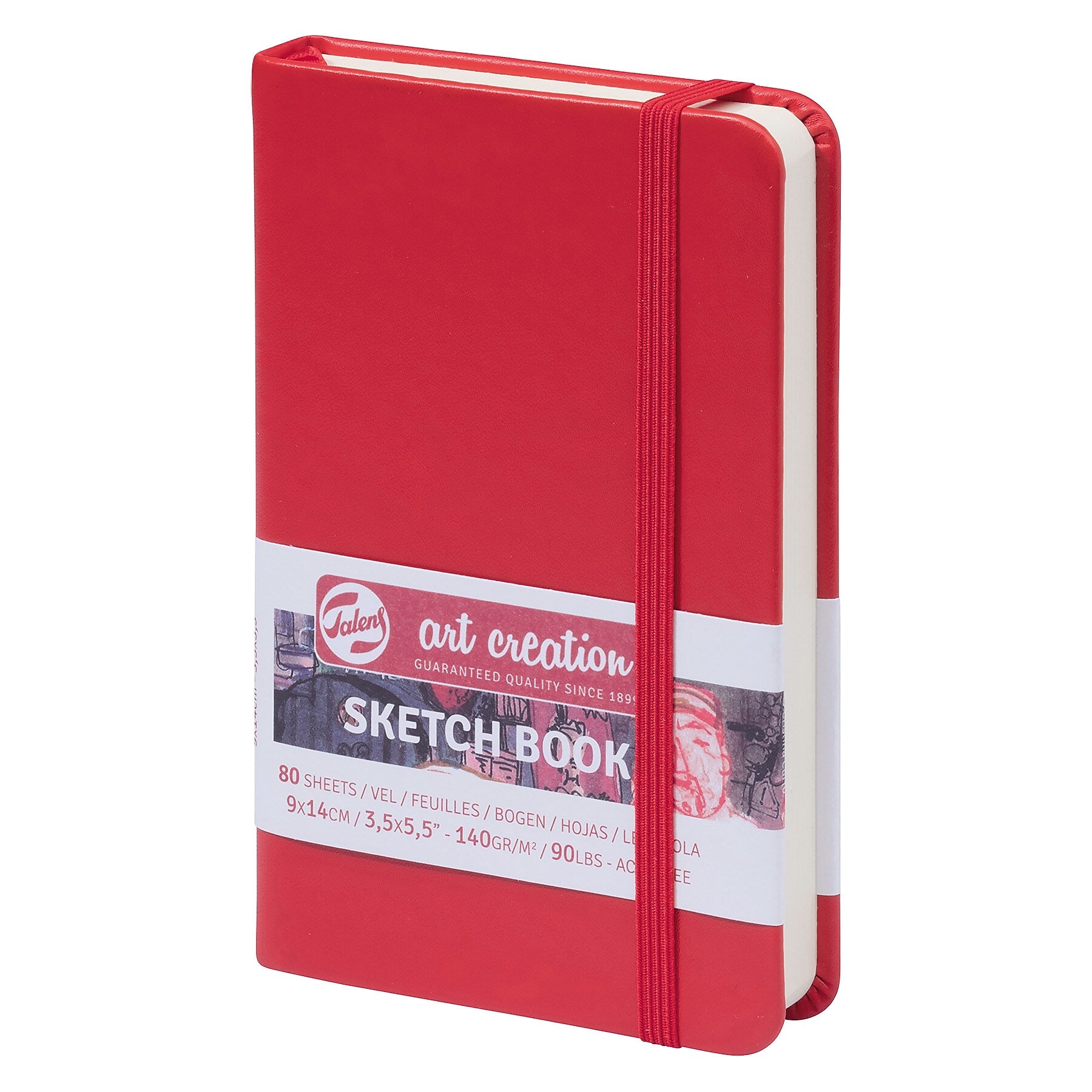 Talens Art Creation 3.5" x 5.5" Sketch Book, 80 Sheets/Book, 5/Bundle (TLN9314201M-5)