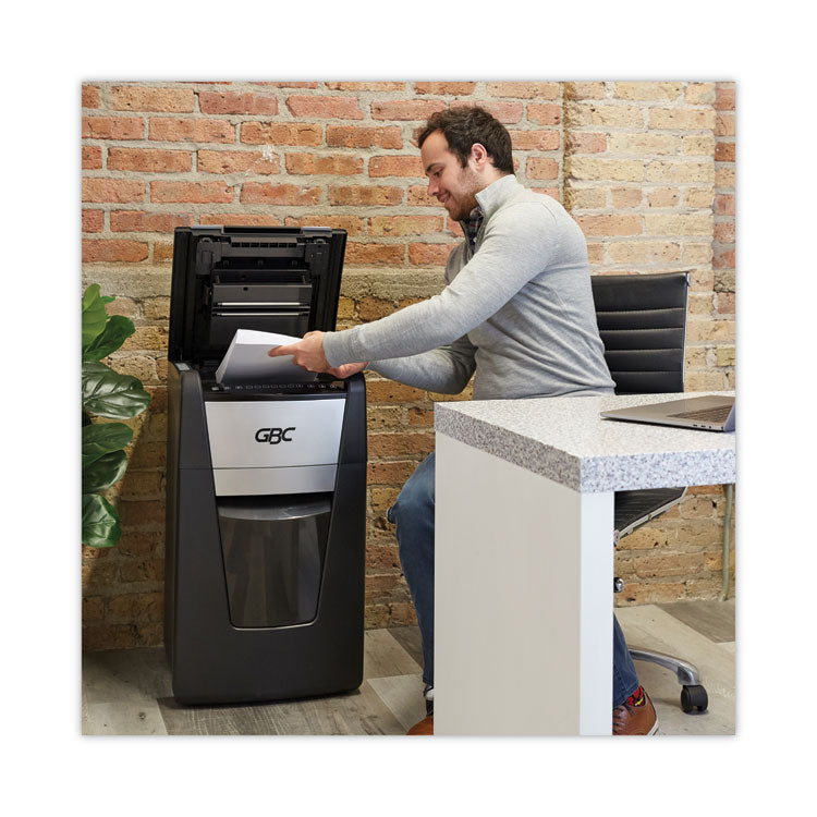 Autofeed+ 300X Super Cross-Cut Office Shredder, 300 Auto/10 Manual Sheet Capacity