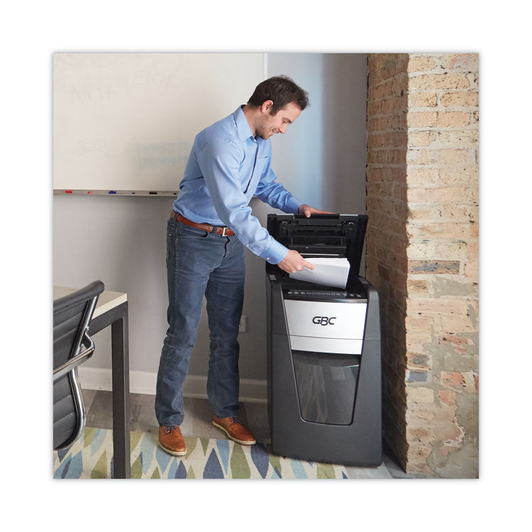 Autofeed+ 300M Micro-Cut Office Shredder, 300 Auto/8 Manual Sheet Capacity