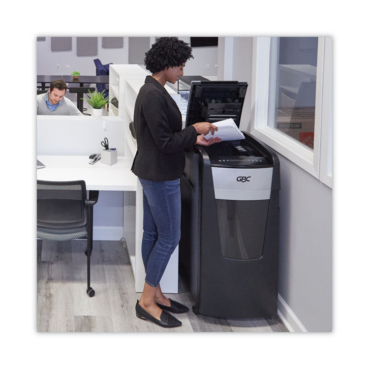 Autofeed+ 750M Micro-Cut Large Office Shredder, 750 Auto/15 Manual Sheet Capacity