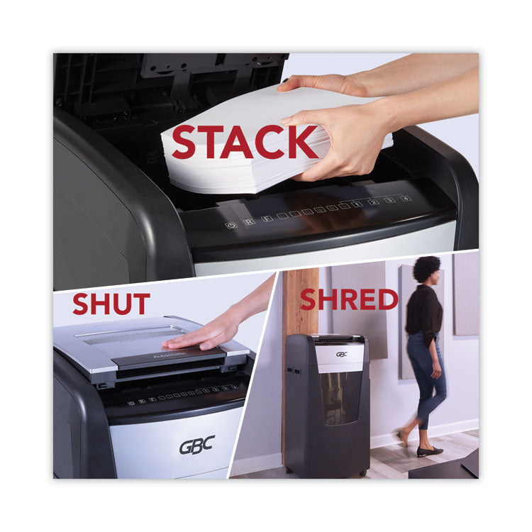Autofeed+ 750M Micro-Cut Large Office Shredder, 750 Auto/15 Manual Sheet Capacity