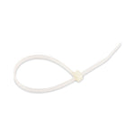 Nylon Cable Ties, 8 X 0.19, 50 Lb, Natural, 1,000/pack