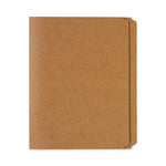 Reinforced Kraft Top Tab File Folders, Straight Tabs, Letter Size, 0.75" Expansion, Brown, 100/Box