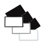 Slap-Stick Magnetic Label Holders, Side Load, 4.25 X 2.5, Gray, 10/pack