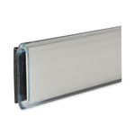 HOL-DEX Magnetic Shelf/Bin Label Holders, Side Load, 0.5 x 6, Clear, 10/Box