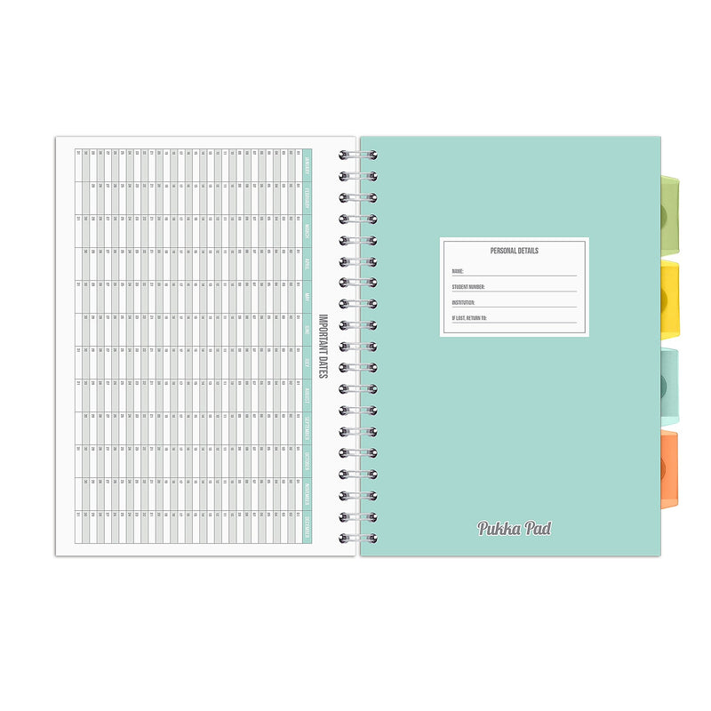 Pukka Pad Education Customizable Notebook, Multicolor, 2/Bundle (PUK9824STU-2)
