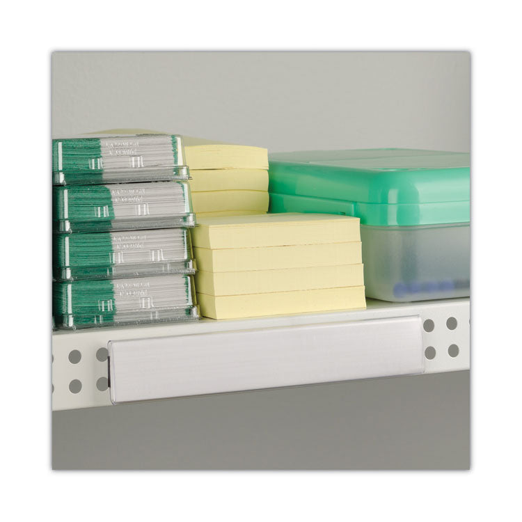 Clear Magnetic Label Holders, Side Load, 6 x 1, 10/Pack