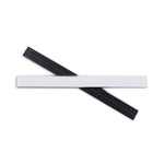 HOL-DEX Magnetic Shelf/Bin Label Holders, Side Load, 0.5 x 6, Clear, 10/Box