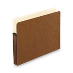 Standard Expanding File Pockets, 3.5" Expansion, Letter Size, Redrope, 25/Box
