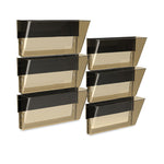 Unbreakable Magnetic Wall File, Legal/Letter Size, 16" x 4" x 7", Smoke