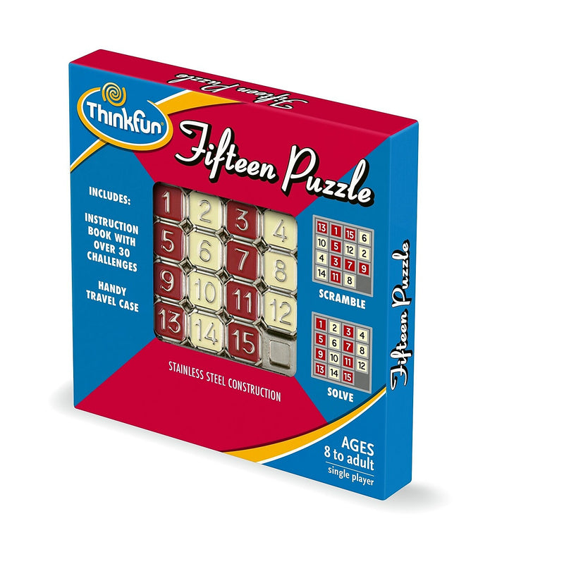 Ravensburger ThinkFun Fifteen Puzzle Travel Game (44004900)