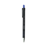 Ballpoint Pen, Retractable, Medium 1 Mm, Blue Ink, Blue Barrel, Dozen