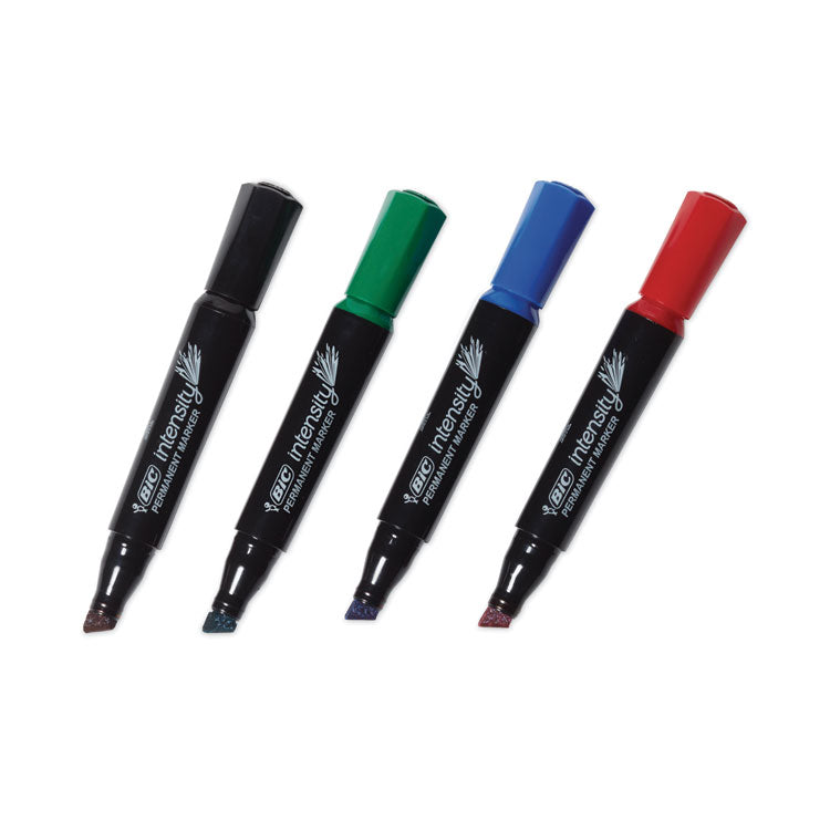 Intensity Chisel Tip Permanent Marker Value Pack, Broad Chisel Tip, Assorted Colors, 36/pack