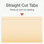 Pendaflex Heavy Duty File Folder, Straight Cut, Legal Size, Manila, 100/Box (1007057)