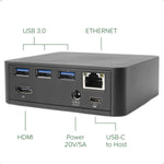 Plugable USB-C Mini Docking Station with 85W Power Delivery  (UD-CAM)