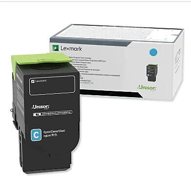 Lexmark 75 Cyan High Yield, Return Program 8.8K Toner Cartridge (75M1HC0)