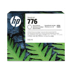 HP 776 (1XB06ACT) Gloss Enhancer Original DesignJet Ink Cartridge, 12/Carton
