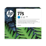 HP 775 (1XB17ACT) Cyan Original DesignJet Ink Cartridge, 12/Carton