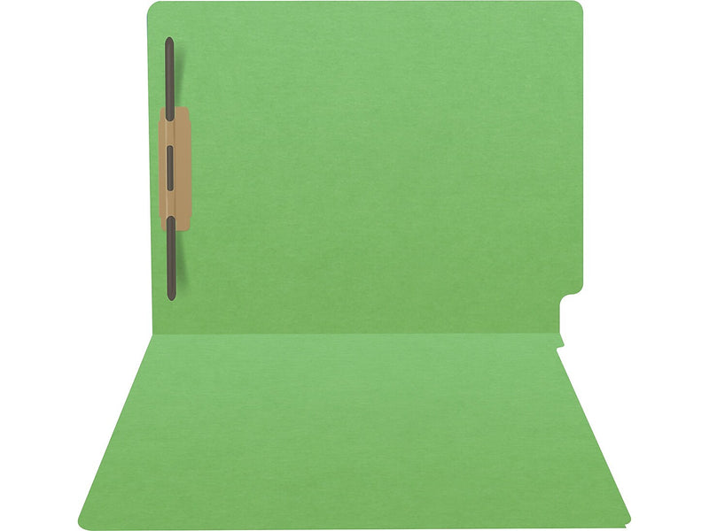 Medical Arts Press Heavy Duty End Tab File Folder, Straight-Cut, Letter Size, Green, 40/Box (S-09461-GRN)