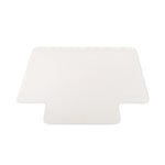 EconoMat All Day Use Chair Mat for Hard Floors, Flat Packed, 46 x 60, Lipped, Clear