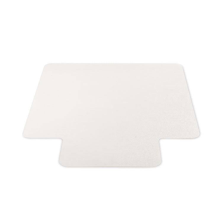 EconoMat All Day Use Chair Mat for Hard Floors, Flat Packed, 46 x 60, Lipped, Clear
