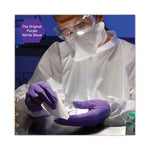PURPLE NITRILE Exam Gloves, Powder-Free, Large, 6 mil Thick, 9.5" Long, Purple, 100/Box