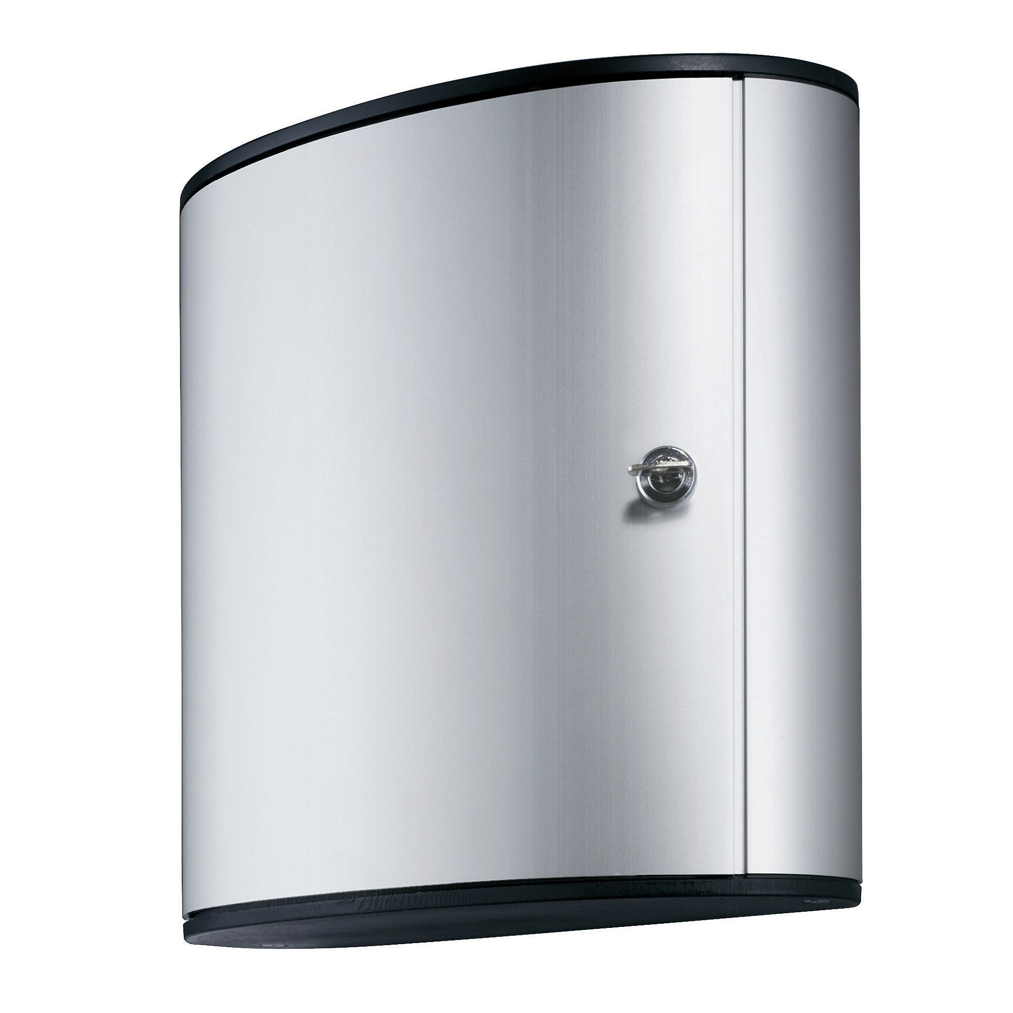 Durable Stylish Brushed Aluminum 54 Key Cabinet System, Gray (1953-23)