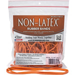 Alliance Non-Latex Multi-Purpose #117B Rubber Bands, 7" x 1/8", Non-Latex, Orange, 63/Pack (37178)