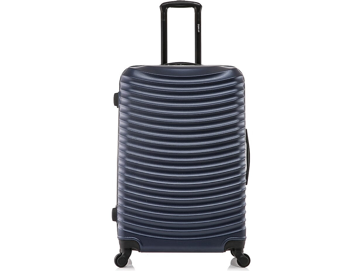 DUKAP Adly 28" Hardside Suitcase, 4-Wheeled Spinner, TSA Checkpoint Friendly, Navy Blue (DKADL00L-BLU)