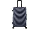 DUKAP Adly 28" Hardside Suitcase, 4-Wheeled Spinner, TSA Checkpoint Friendly, Navy Blue (DKADL00L-BLU)