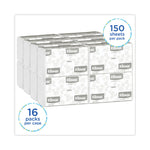 C-Fold Paper Towels, 1-Ply, 10.13 x 13.15, White, 150/Pack, 16 Packs/Carton