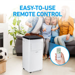 Coby 115-Volt 9,000 BTU (6,500 BTU DOE) Portable Air Conditioner, with Remote, White (CBPAC650)