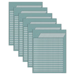 Teacher Created Resources Calming Blue Incentive Write-On/Wipe-Off Chart, 6/Bundle (TCR7921-6)
