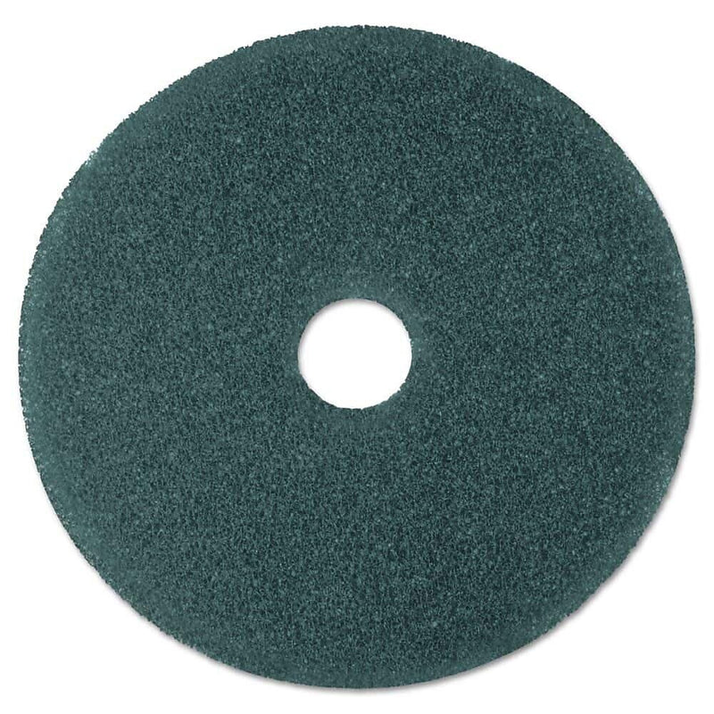 3M™ 5300 12" Low-Speed Cleaner Scrubbing Pad, Blue, 5/Carton