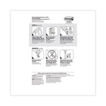 Small Wire Hooks, Small, Plastic/Metal, White, 0.5 lb Capacity, 22 Hooks and 24 Strips/Pack