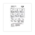 Designer Hooks, Medium, Plastic, White, 3 lb Capacity, 13 Hooks and 16 Strips/Pack
