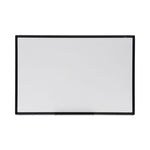 Design Series Deluxe Dry Erase Board, 36" x 24", White Surface, Black Anodized Aluminum Frame