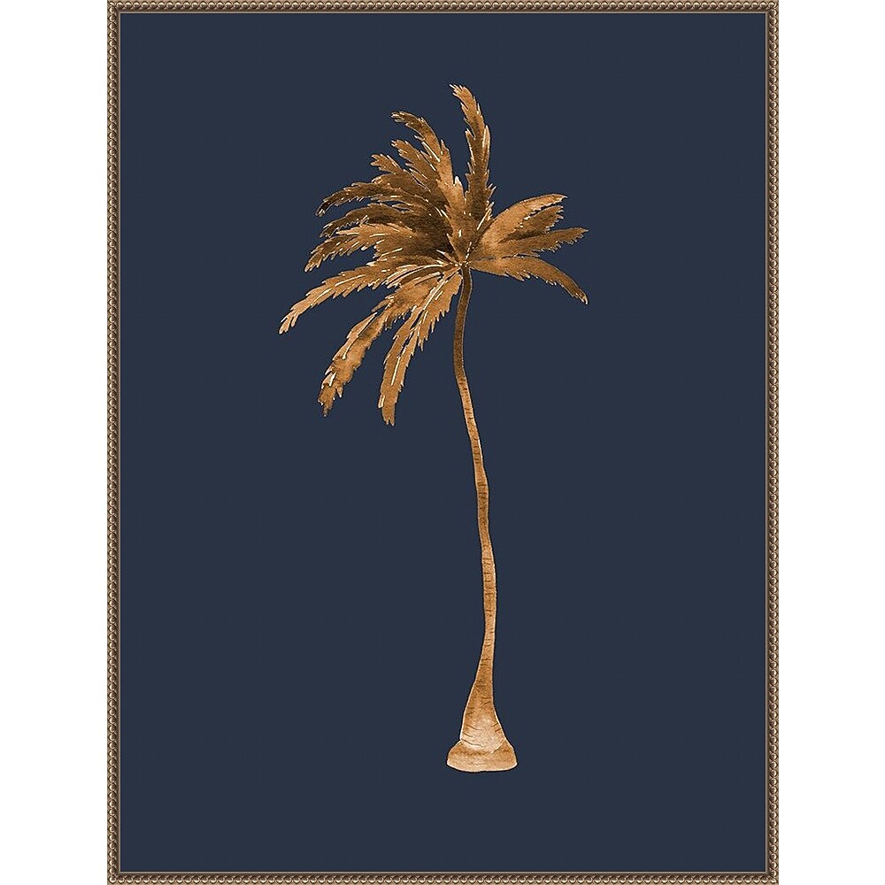 Amanti Art Golden Palm IIII by Urban Road Framed Canvas Wall Art Print, 32" x 42" (A42678302684)