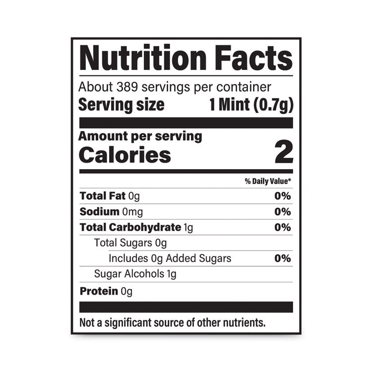 Arctic Peppermint Mints, 1.2 oz, 8 Tins/Pack