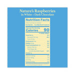 Nature's Hyper-Chilled Raspberries in White and Dark Chocolate, 5 oz Cup, 8/Carton