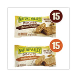 Biscuits, Cinnamon with Almond Butter/Honey with Peanut Butter, 1.35 oz Pouch, 30/Carton