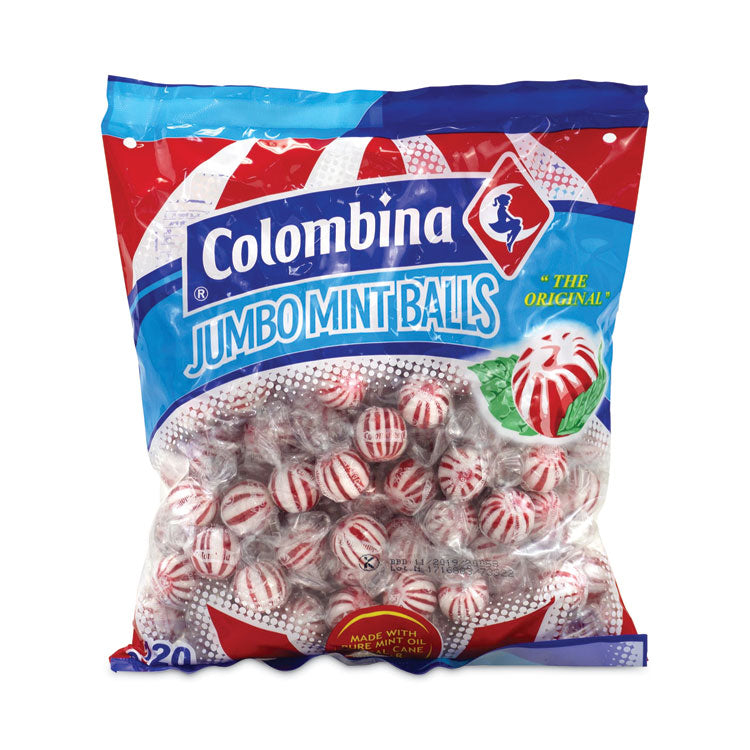 Jumbo Peppermint Balls Bag, 0.04 oz, 120 Balls/Bag, 1 Bag/Carton
